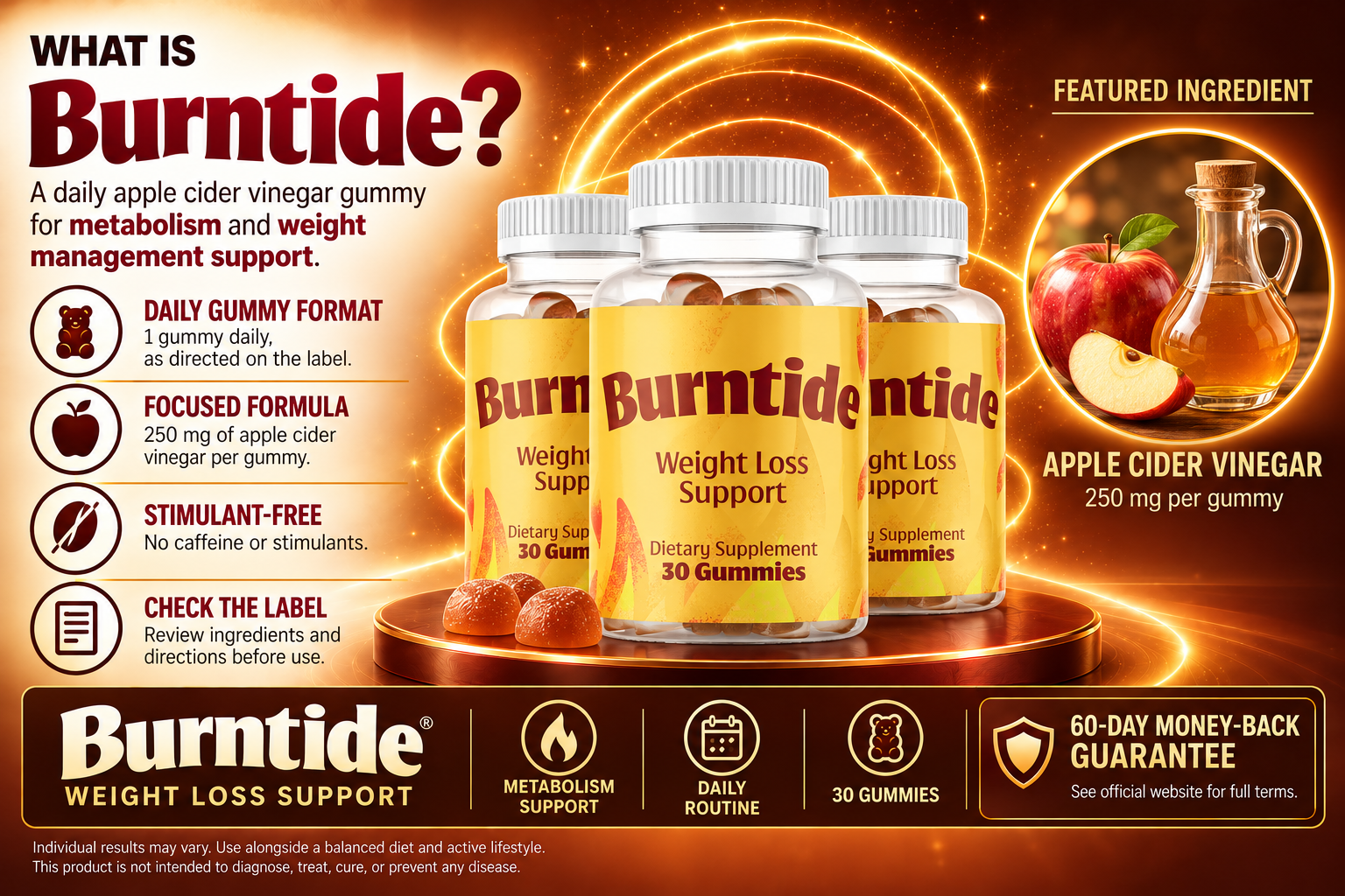 What is Burntide ACV metabolism supplement